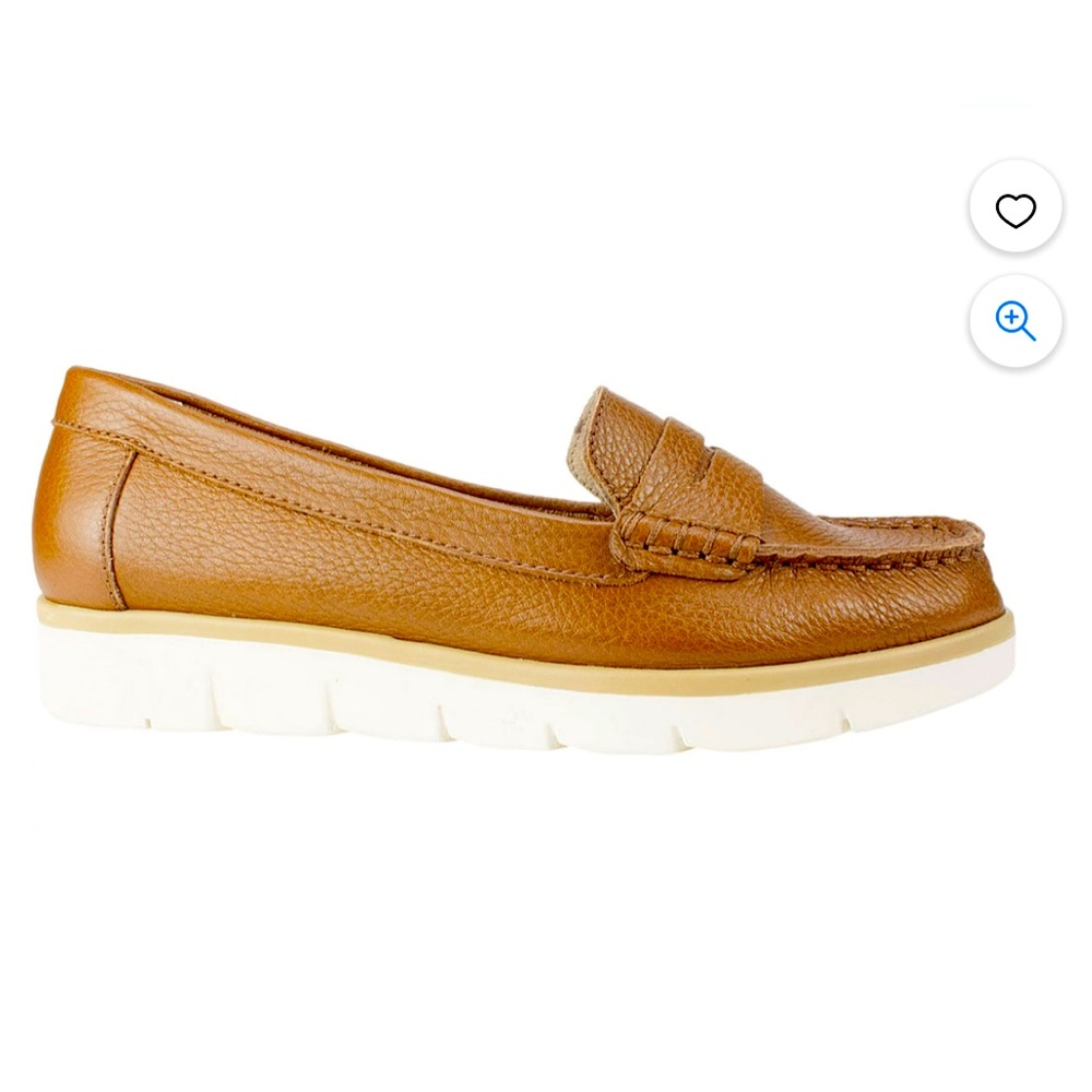 EUC leather loafers